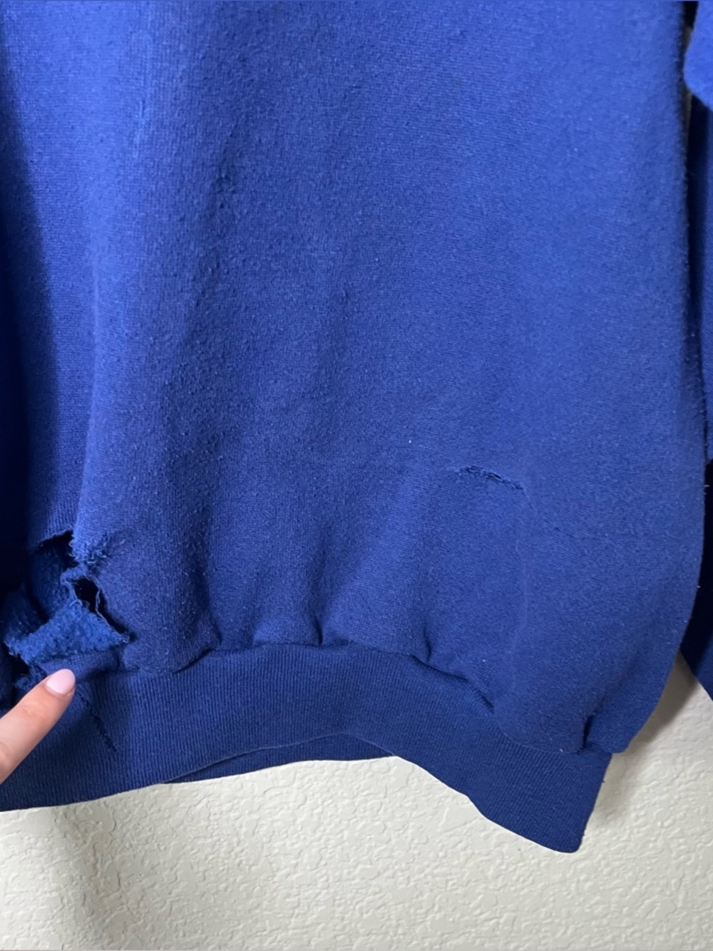 Vintage Mickey Unlimited Crewneck Sweatshirt XL Blue Mickey Goofy 90s Graphic - Picture 9 of 10
